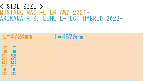 #MUSTANG MACH-E ER AWD 2021- + ARIKANA R.S. LINE E-TECH HYBRID 2022-
